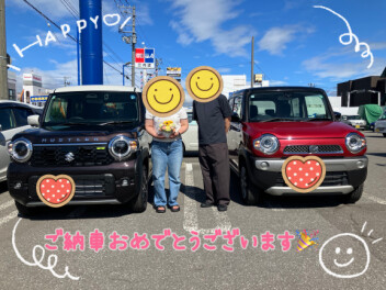Ｓさま、ハスラーご納車いたしました！！